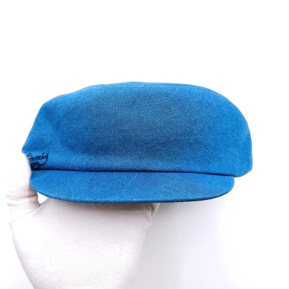 ◇エルメス◇コットン/ブルーデニム/58/キャスケット/帽子/キャップ/ブランド