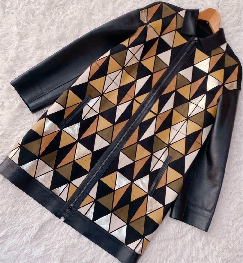 ロンシャンレザーコート2回着用