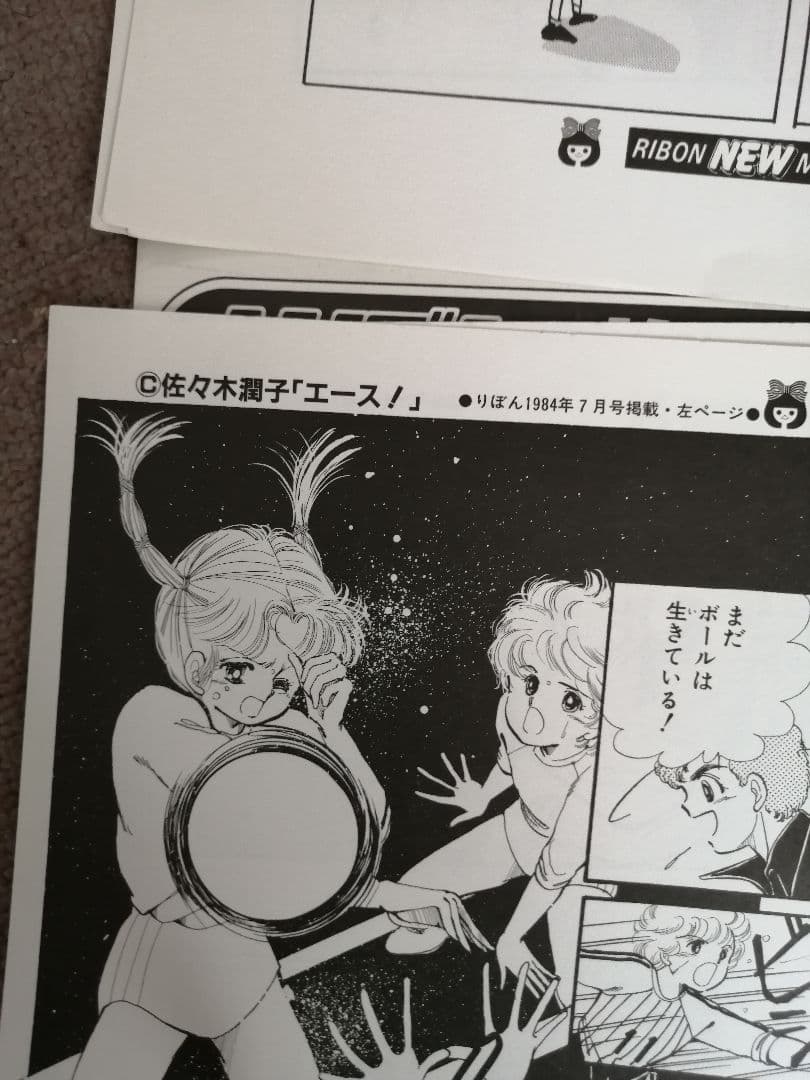 Ｗ‼️高級品‼️希少品‼️りぼん複製原画集　全14枚‼️