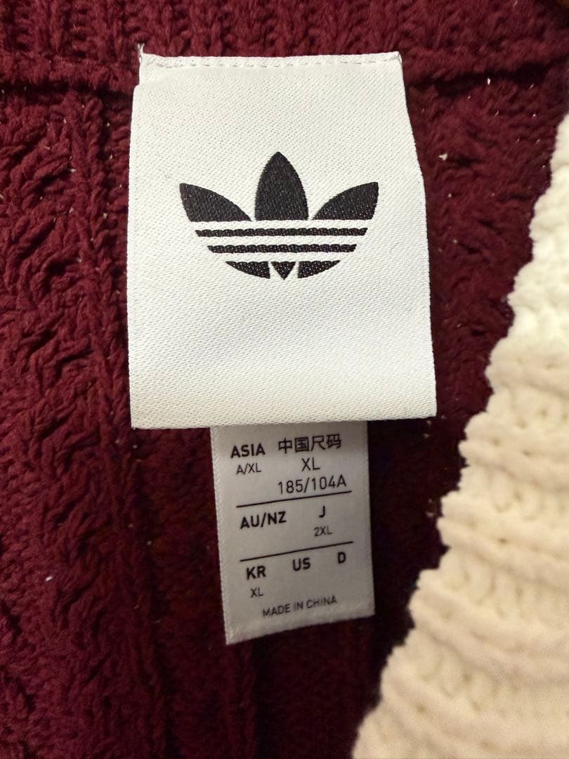 adidas レトロミックスカーディガン　2XL