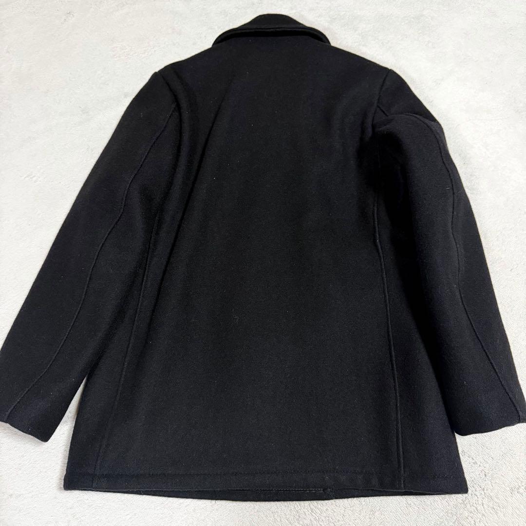美品★USA製★schott ショット ピーコート 黒 メンズジャケット 18