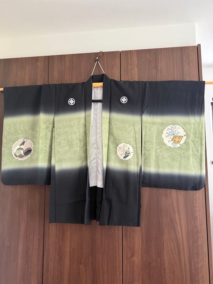 七五三 男の子 5歳 羽織袴セット フルセット 黒