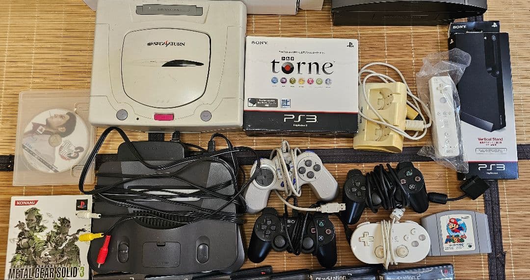 ゲーム 本体 ソフト まとめ売り プレステ3 セガサターン Nintendo64