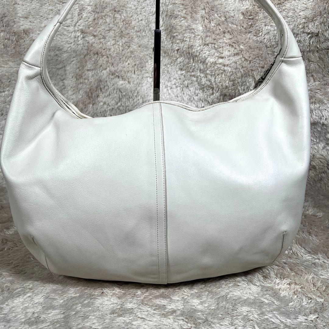 COACH コーチ ワンショルダーバッグ レザー ホーボー 9223 白