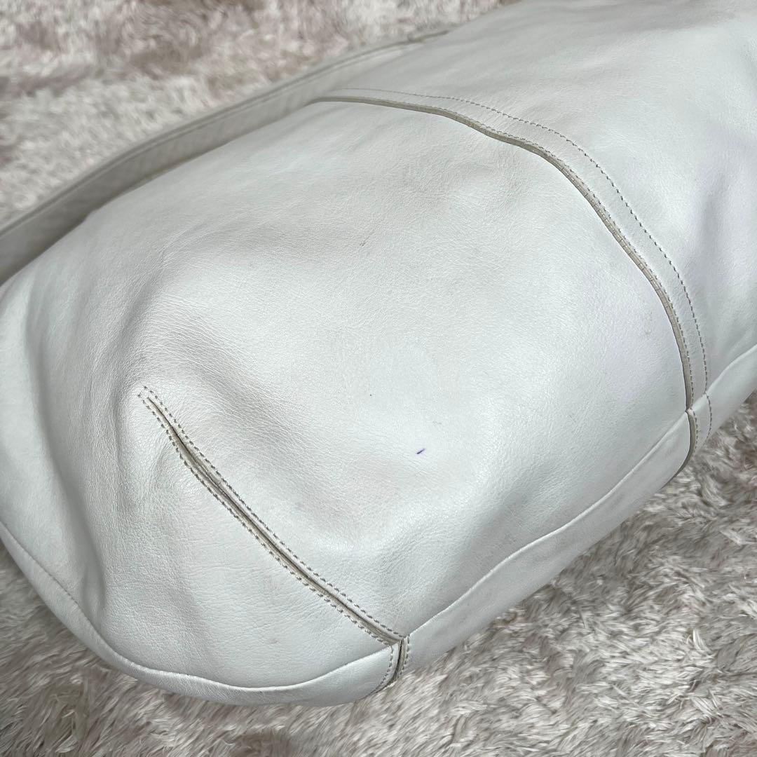 COACH コーチ ワンショルダーバッグ レザー ホーボー 9223 白