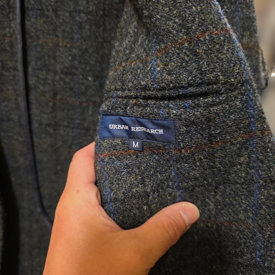最終お値下げ❗Harris Tweed テーラードジャケット M グレー