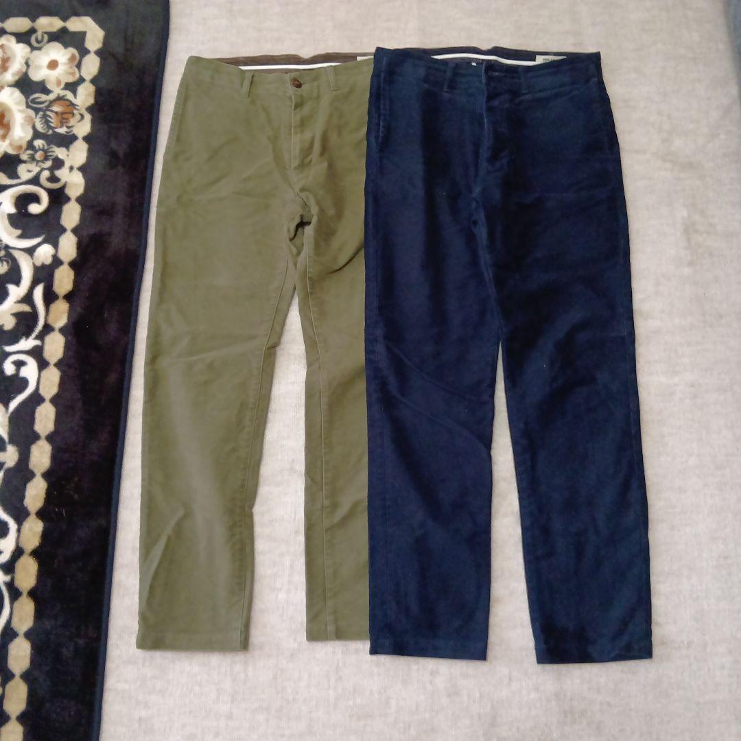 FOB　FACTORYモールスキントラウザーズ2本セット　品番0453