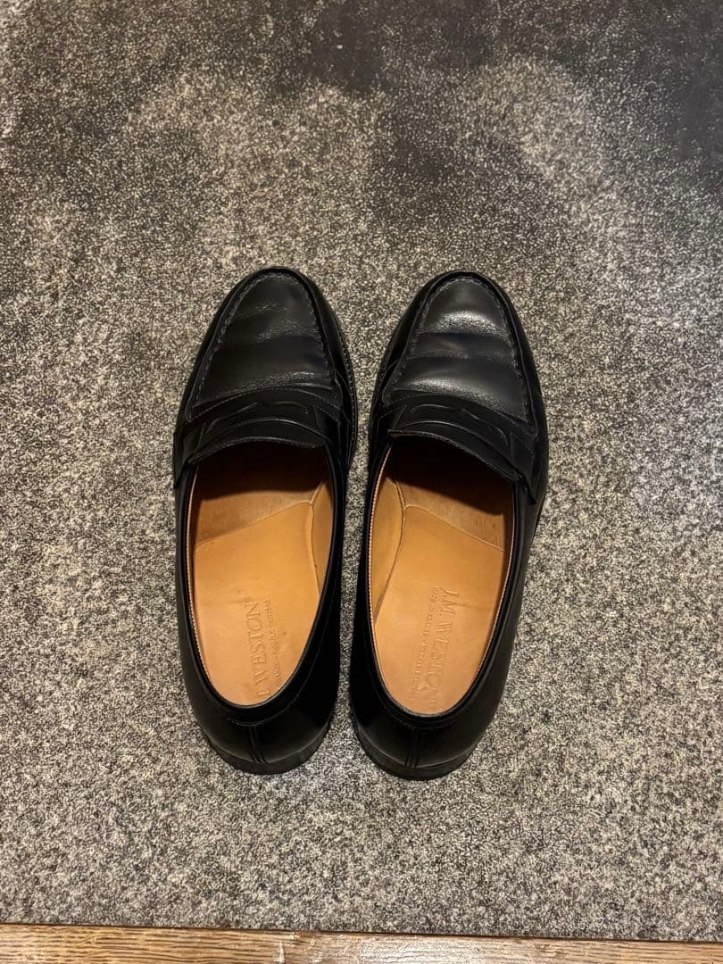 J.M. WESTON 180 シグニチャーローファー 6.5B 黒