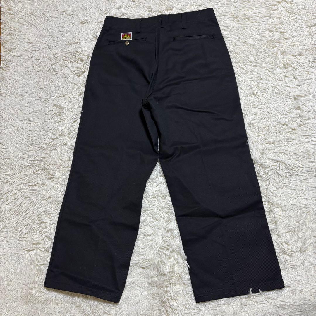 BEN DAVIS USA企画 フリスコパンツ ブラック W34 L28 古着