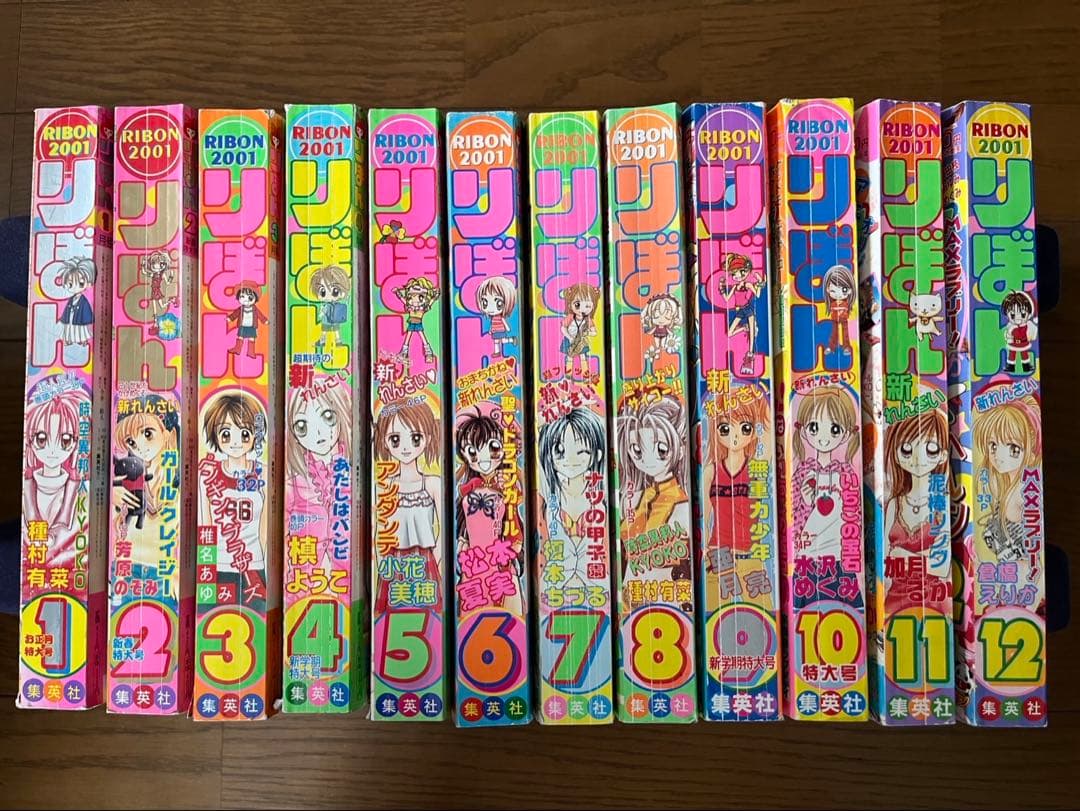 激レアりぼん2001年1～12月号まとめ