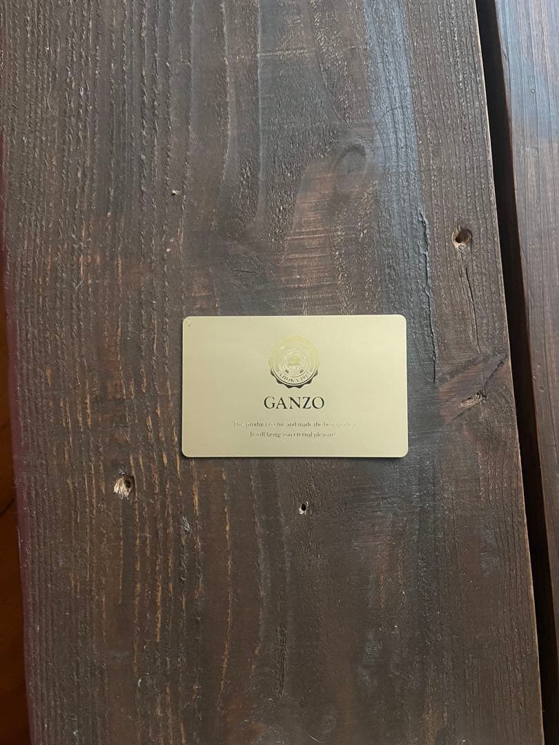 GANZO ネイビー コンパクトマネークリップ