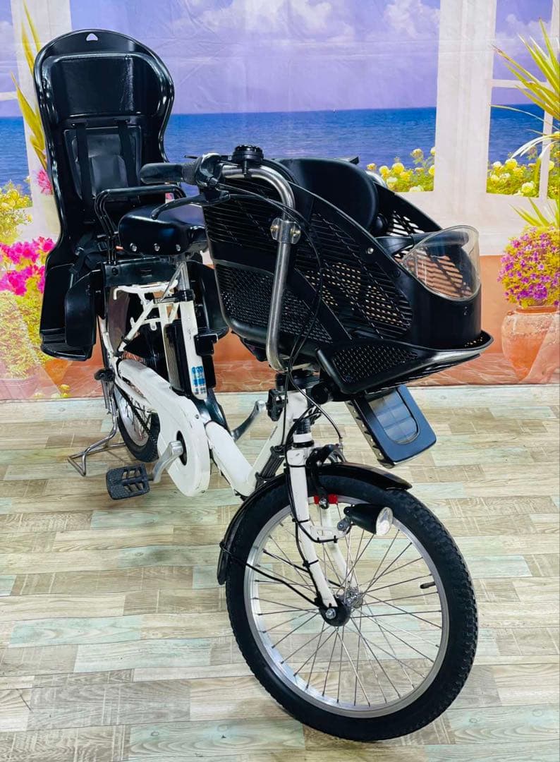 せい パナソニックギュット⭐️12AH！子供乗せ電動アシスト自転Y2998