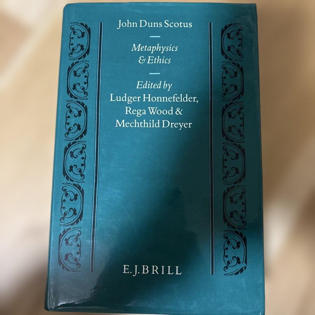 洋書 John Duns Scotus physics & Ethics