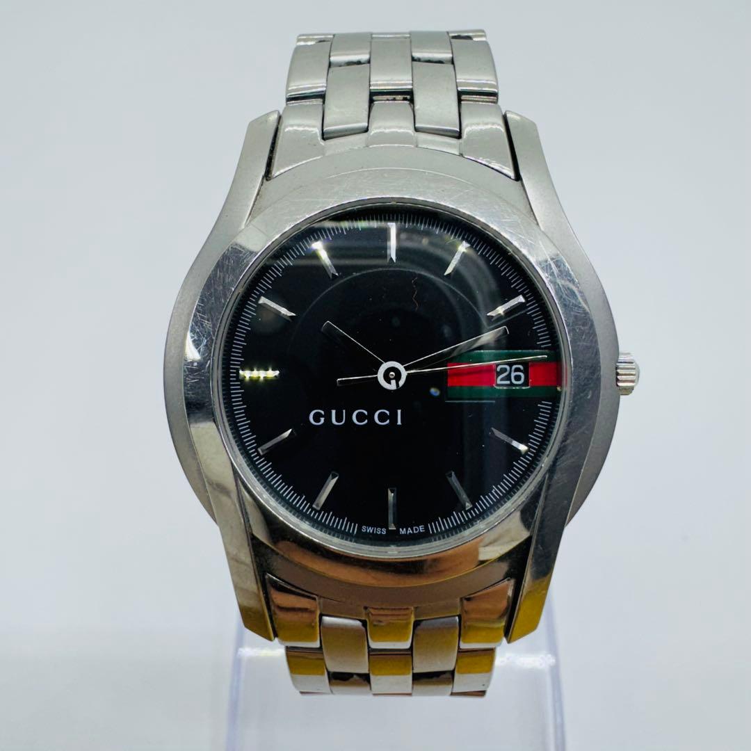 ✨GUCCI✨5500M✨デイト✨シェリーライン✨G文字盤✨クオーツ✨腕時計✨
