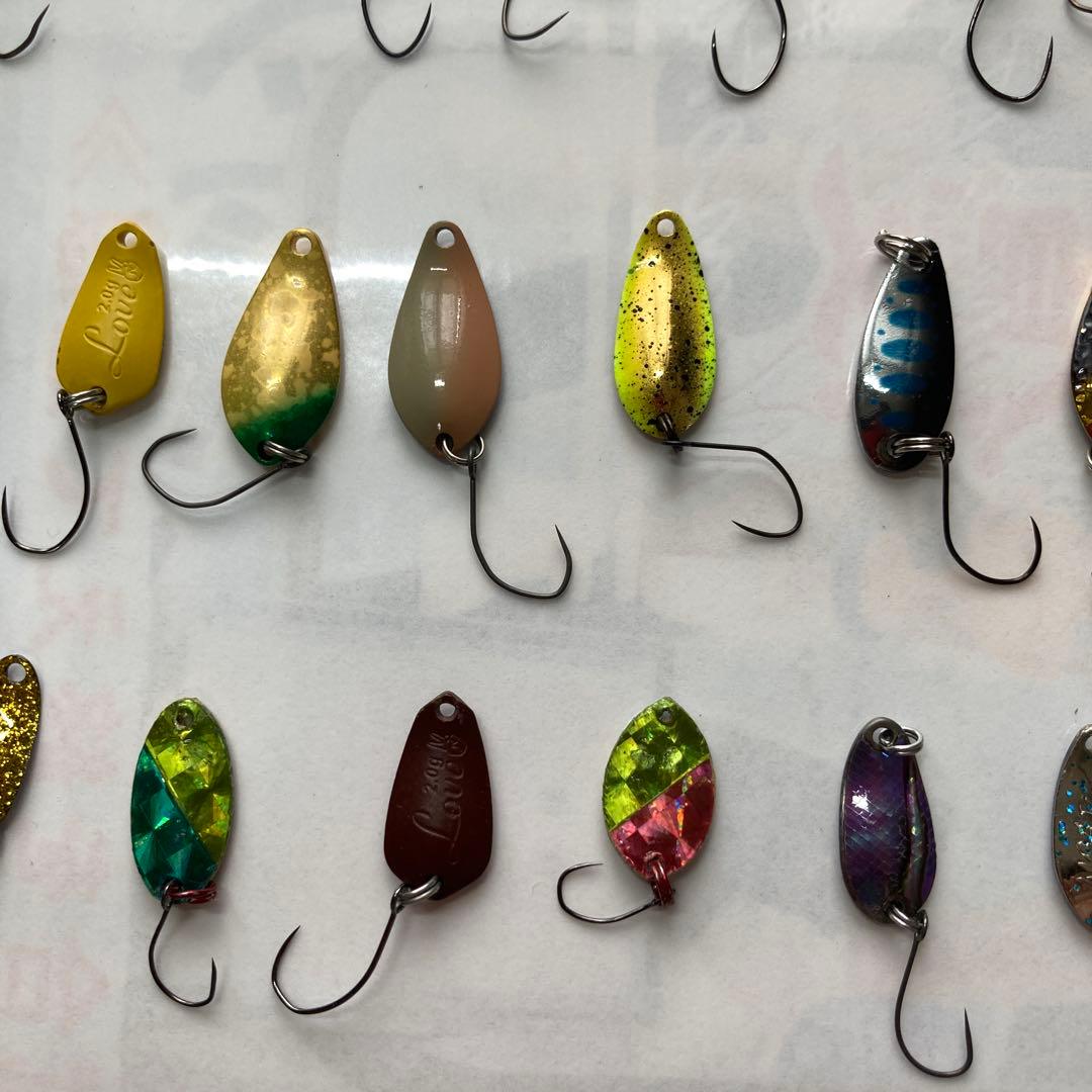 管釣りスプーン90個詰め合わせ　ブランド各種