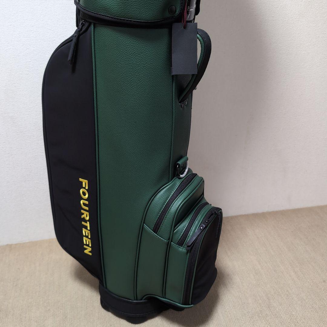 FOURTEEN キャディバッグ 緑/黒