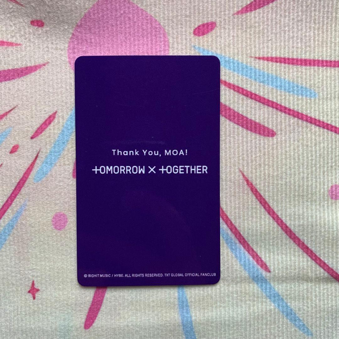 TXT membership アンケ一ト 2024 MOA トレカ ヨンジュン