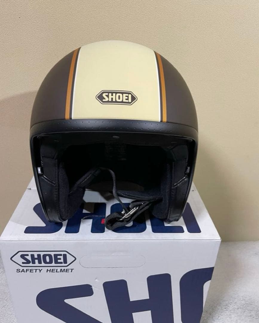 SHOEI (L)ジェットヘルメット J・O CARBUREETTOR
