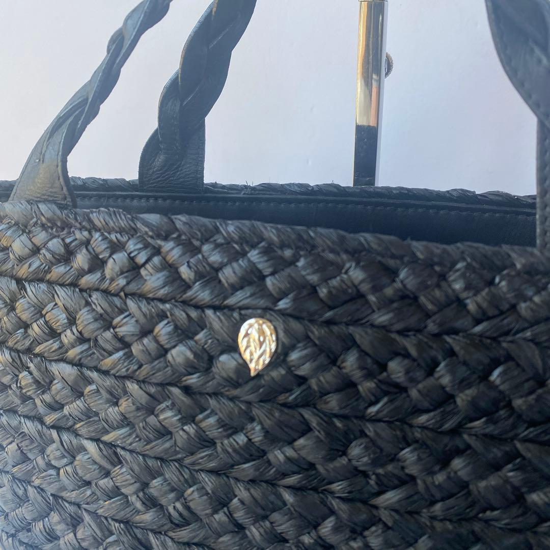 美品 HELEN KAMINSKI Marhianna カゴバッグ トート 黒