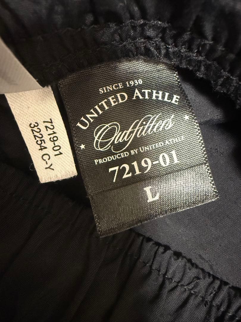 Etavirp エタヴァープ ナイロン トラックパンツ L ブラック