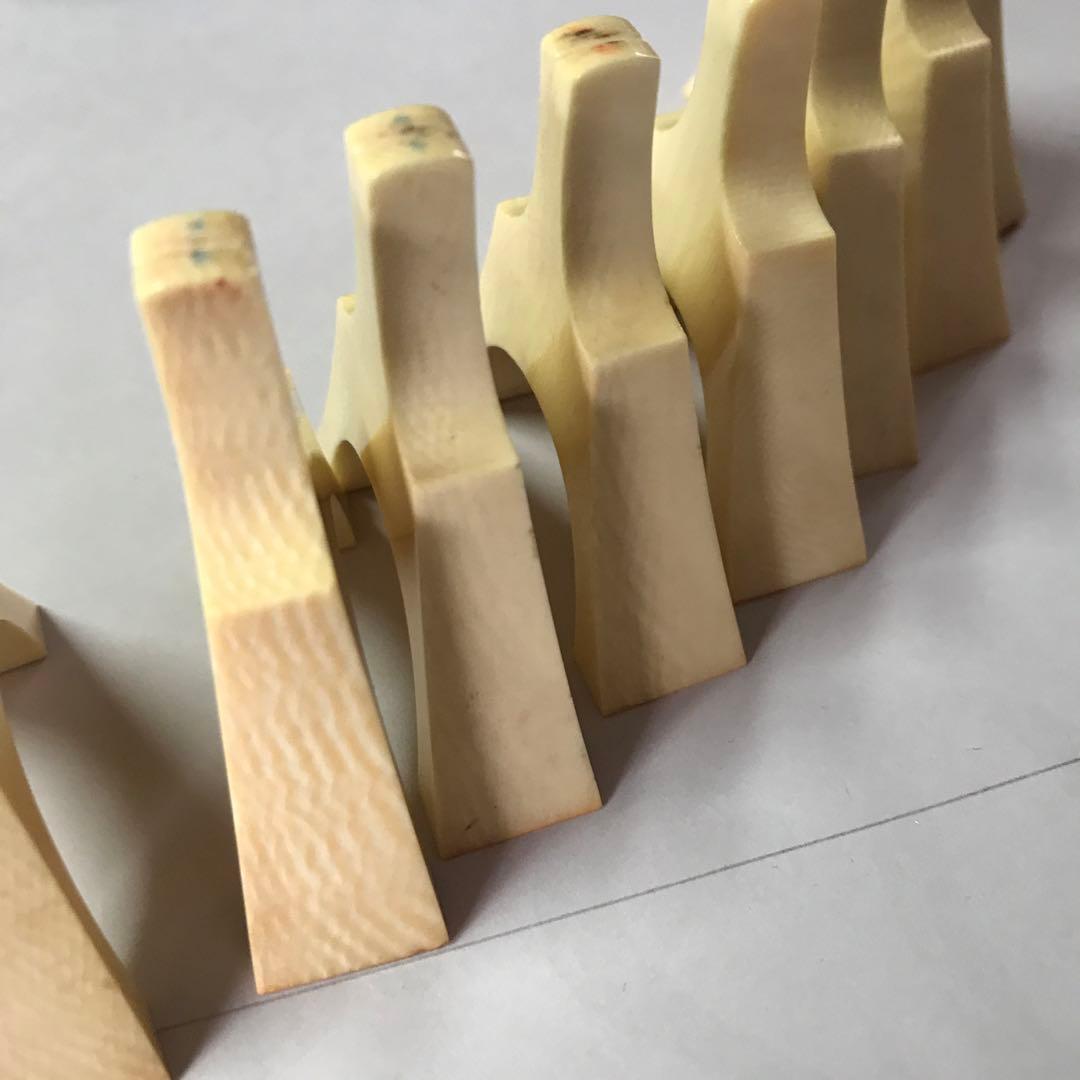 箏柱　箏の部品