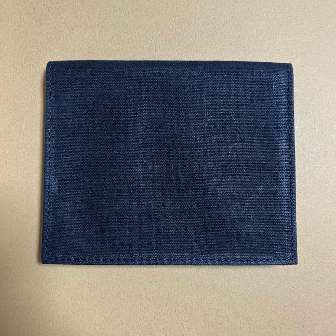【新品未使用】日本製 SOLA Tenuis3 二つ折り財布/Blue