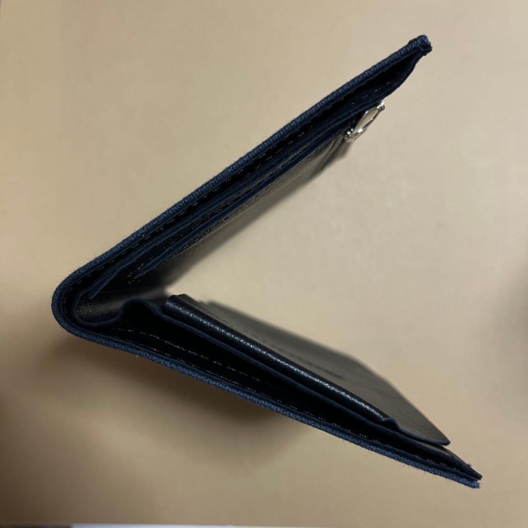 【新品未使用】日本製 SOLA Tenuis3 二つ折り財布/Blue