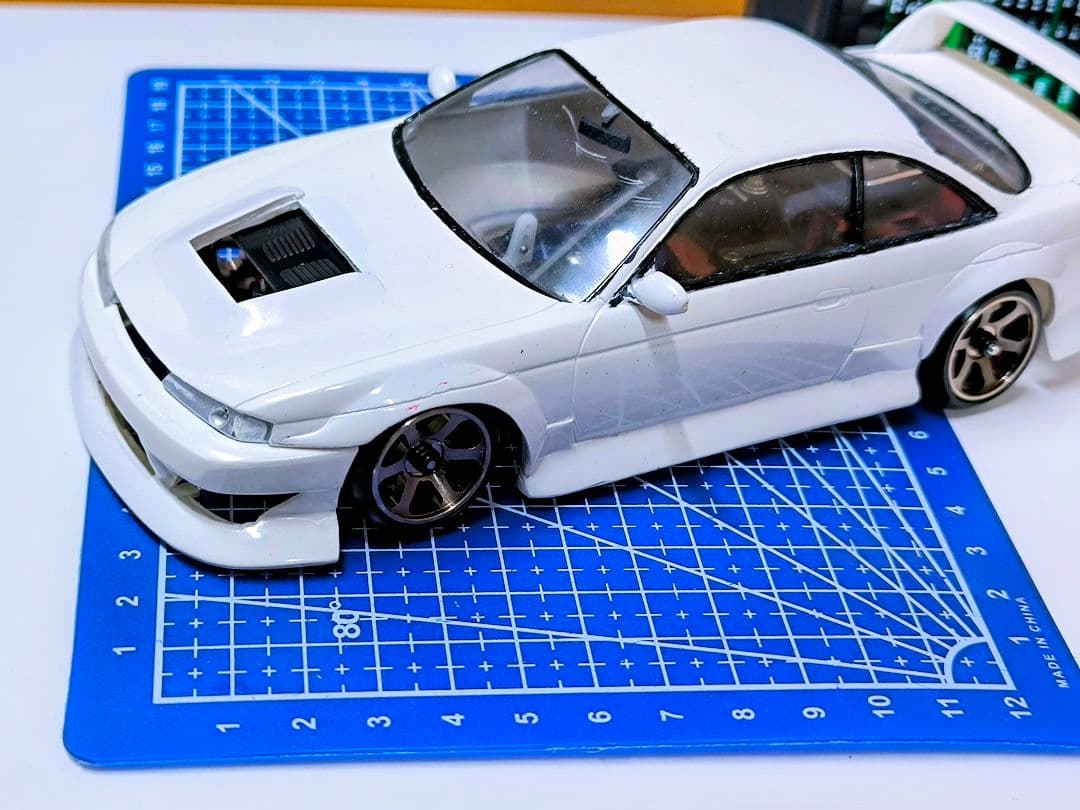 蚊車 ドリラジ RWD 1:24 タミヤnissan s14 ボディ