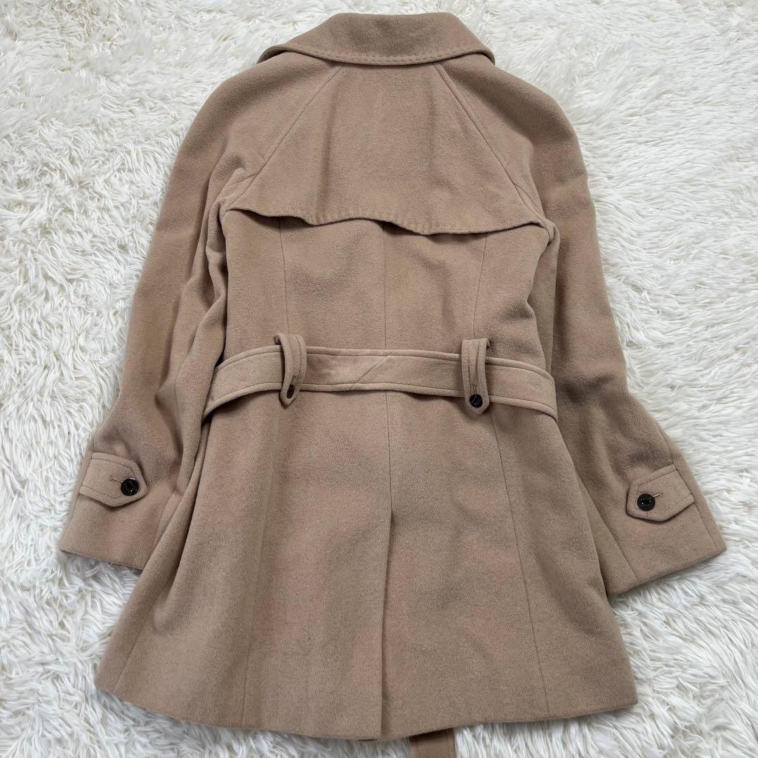 ★美品★BURBERRY LONDON アンゴラ ダブルチェスターコート L