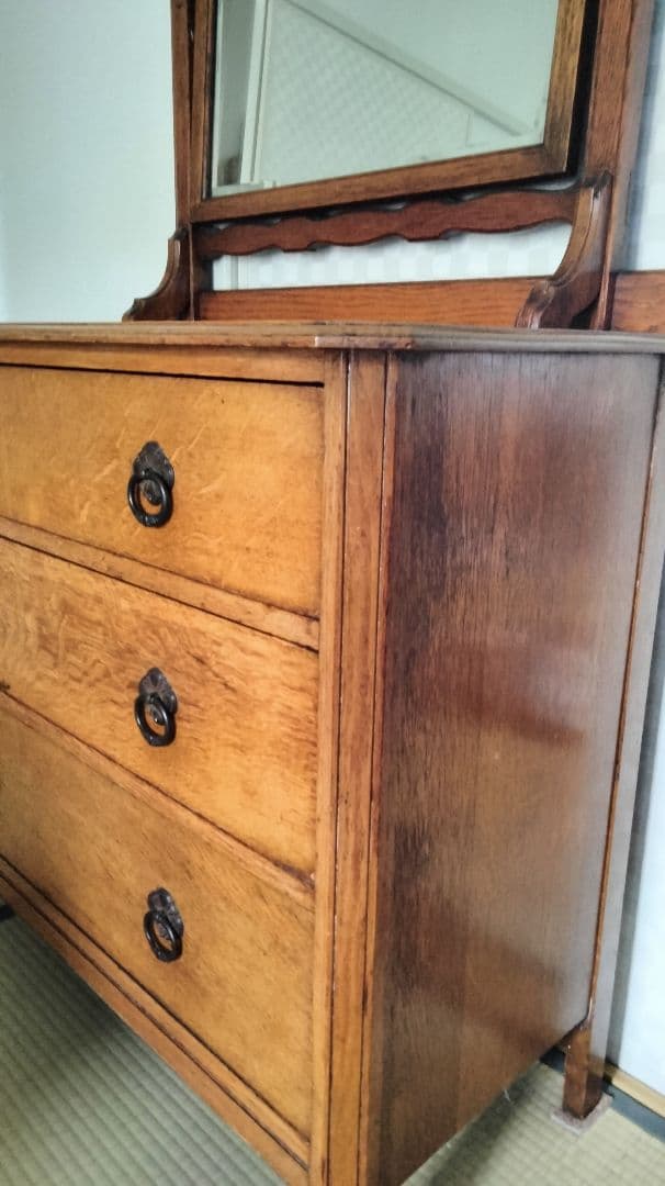 英国 ヴィンテージ ミラー付 チェスト イギリス