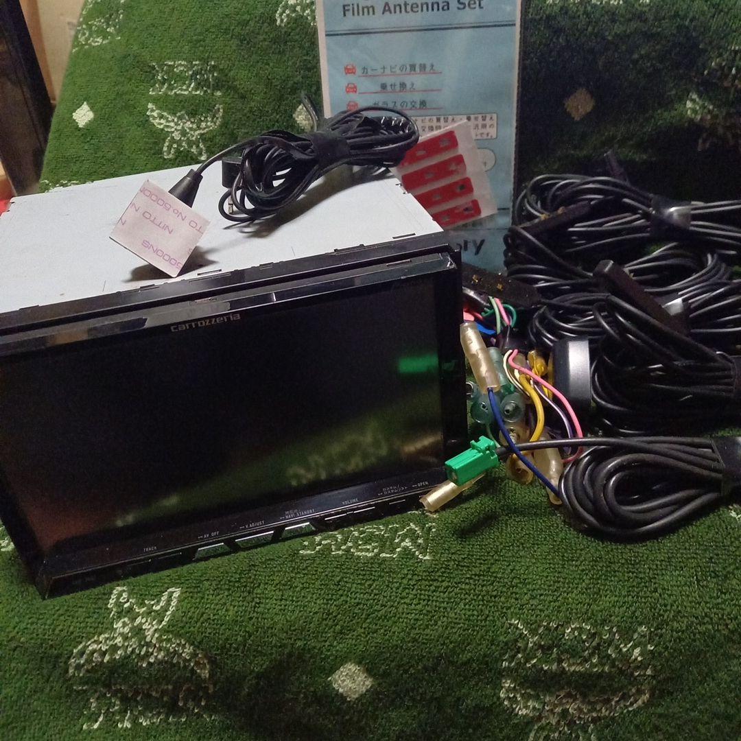 カロッツエリアサイバーナビ、フルセグ、Bluetooth　新品フィルムアンテナ付