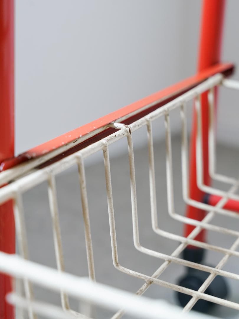 70-80's vintage ワゴンラック レトロポップ ポストモダン