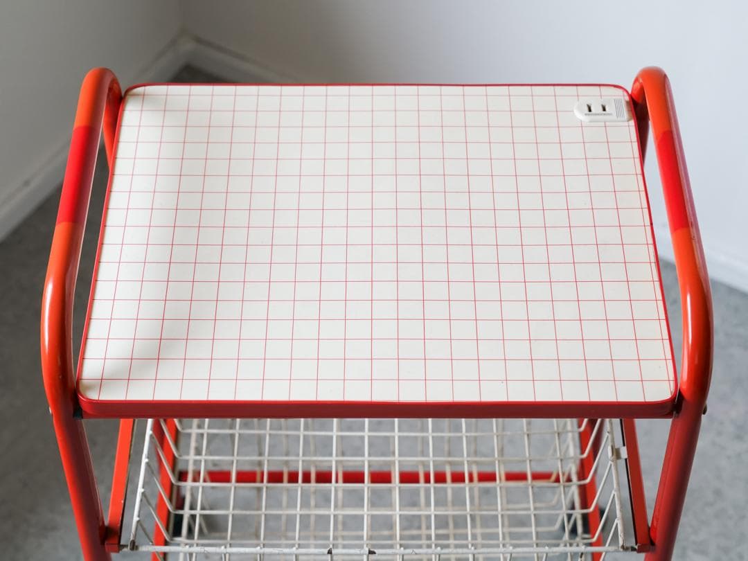 70-80's vintage ワゴンラック レトロポップ ポストモダン