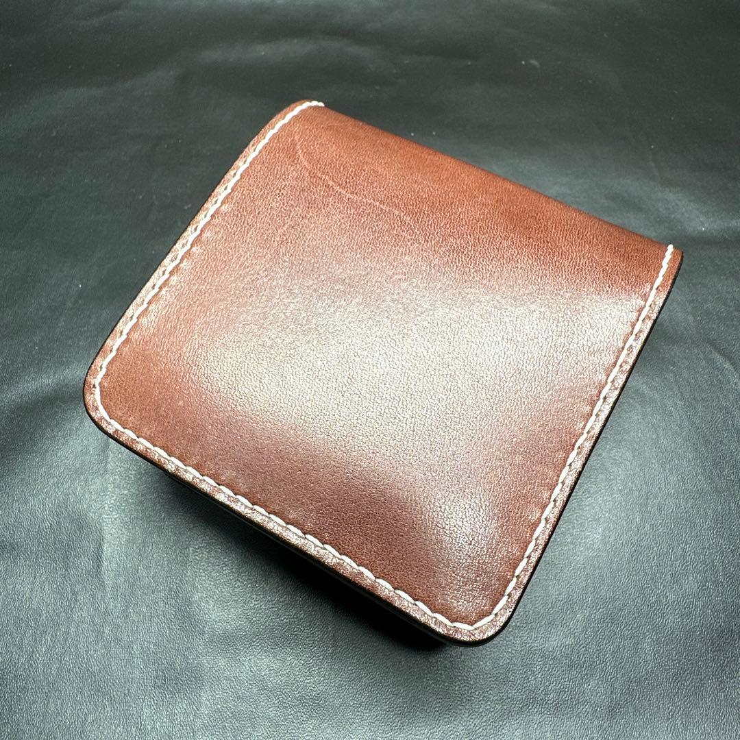 フル栃木レザー　バタフライウォレット　二つ折り　ケース　分離型