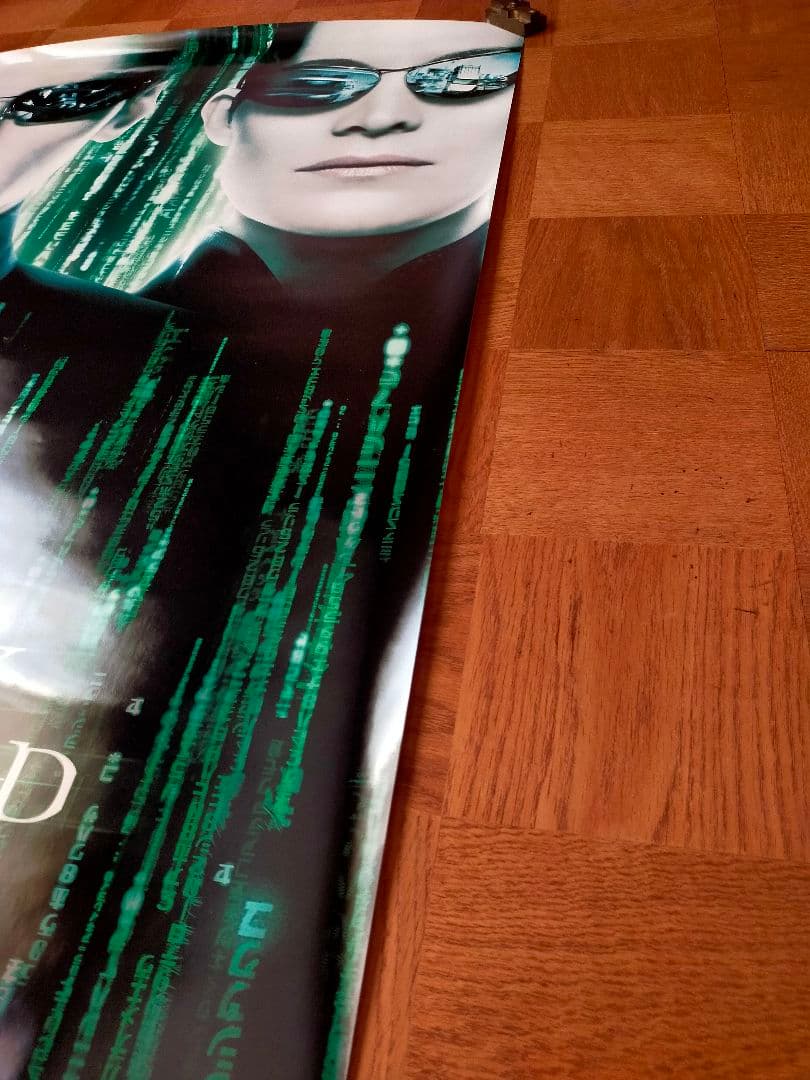 着払限定断捨離☆激レア☆キアヌ・リーヴス☆マトリックスリローデッド☆海外ポスター