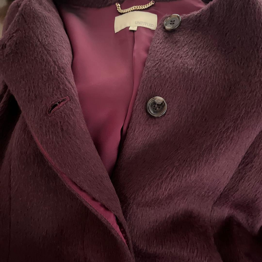 UNTITLED ロングコート ☆アルビオンファンデーション2点おまとめ