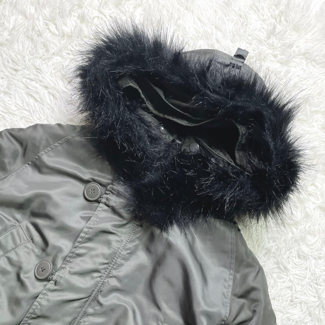 極美品✨ アルファインダストリーズ N-3B ミリタリー ジャケット M カーキ