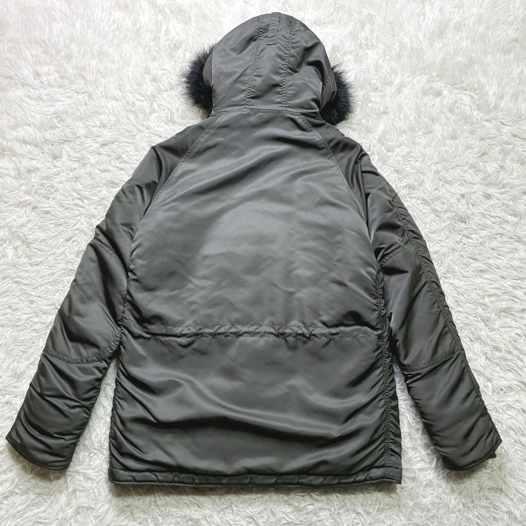 極美品✨ アルファインダストリーズ N-3B ミリタリー ジャケット M カーキ