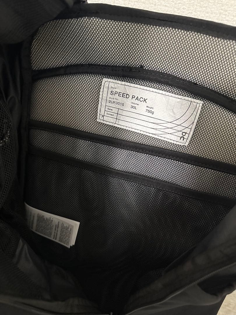 On Speed Pack 30L ブラック