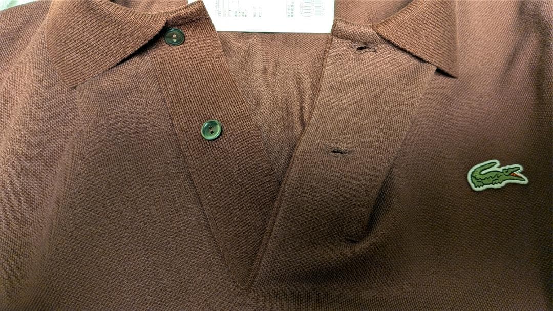 UNITED ARROWS別注 LACOSTE ロングスリーブ ピケ ポロシャツ