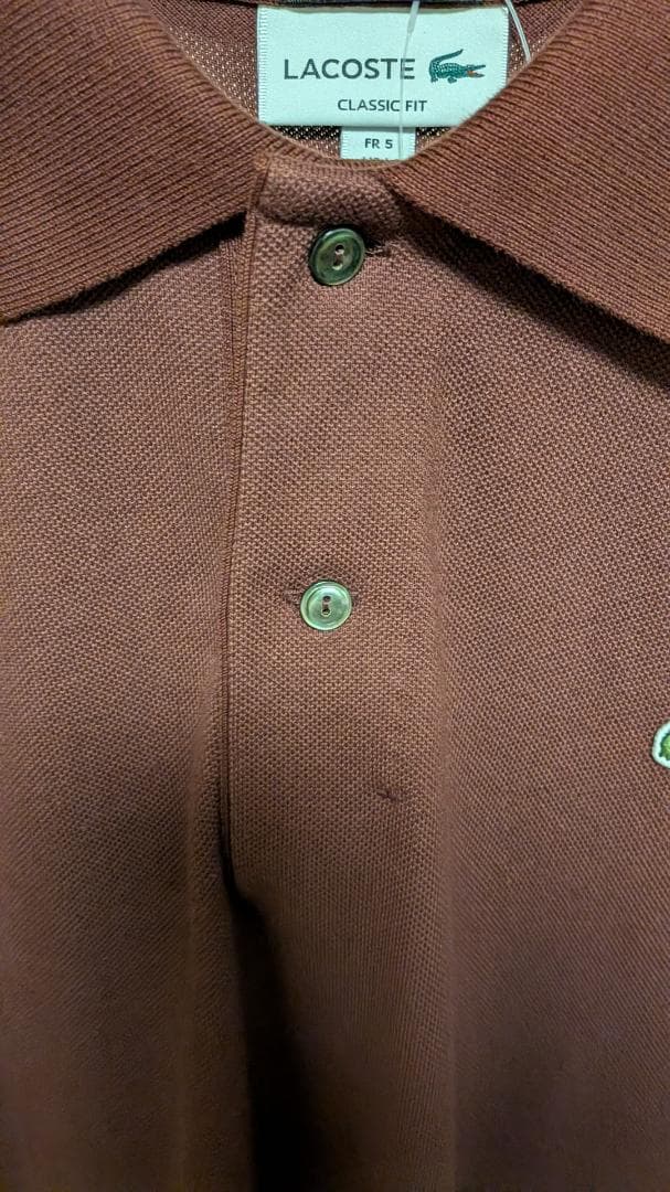 UNITED ARROWS別注 LACOSTE ロングスリーブ ピケ ポロシャツ