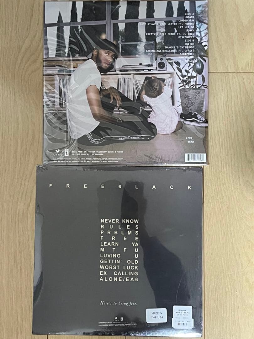 6lack レコード　セット