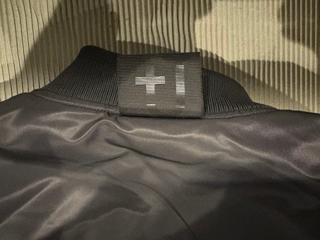 S ハイブリッドダウンオーバーサイズMA-1ブルゾン+jグレー