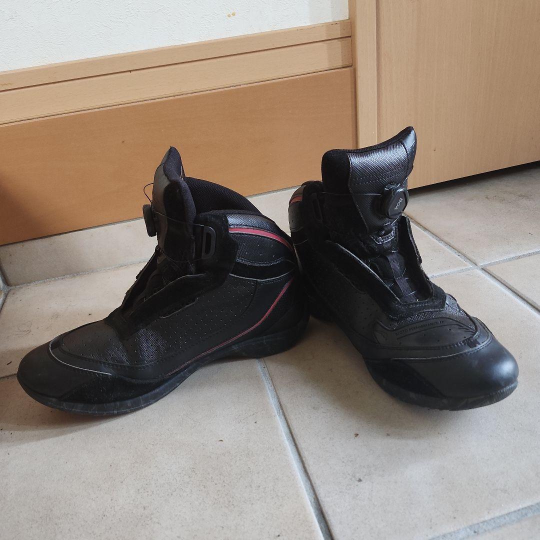 バイク用靴 ブラック 26.0 cm BOAシステム K-4566