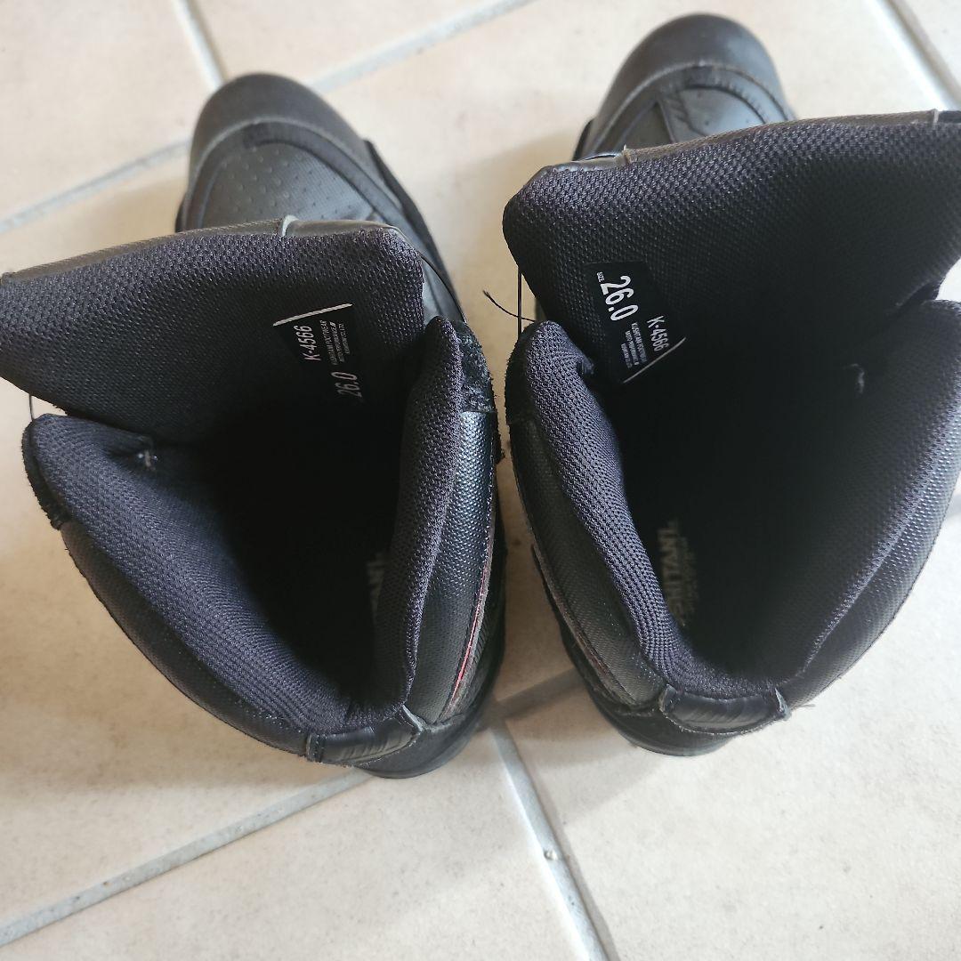 バイク用靴 ブラック 26.0 cm BOAシステム K-4566