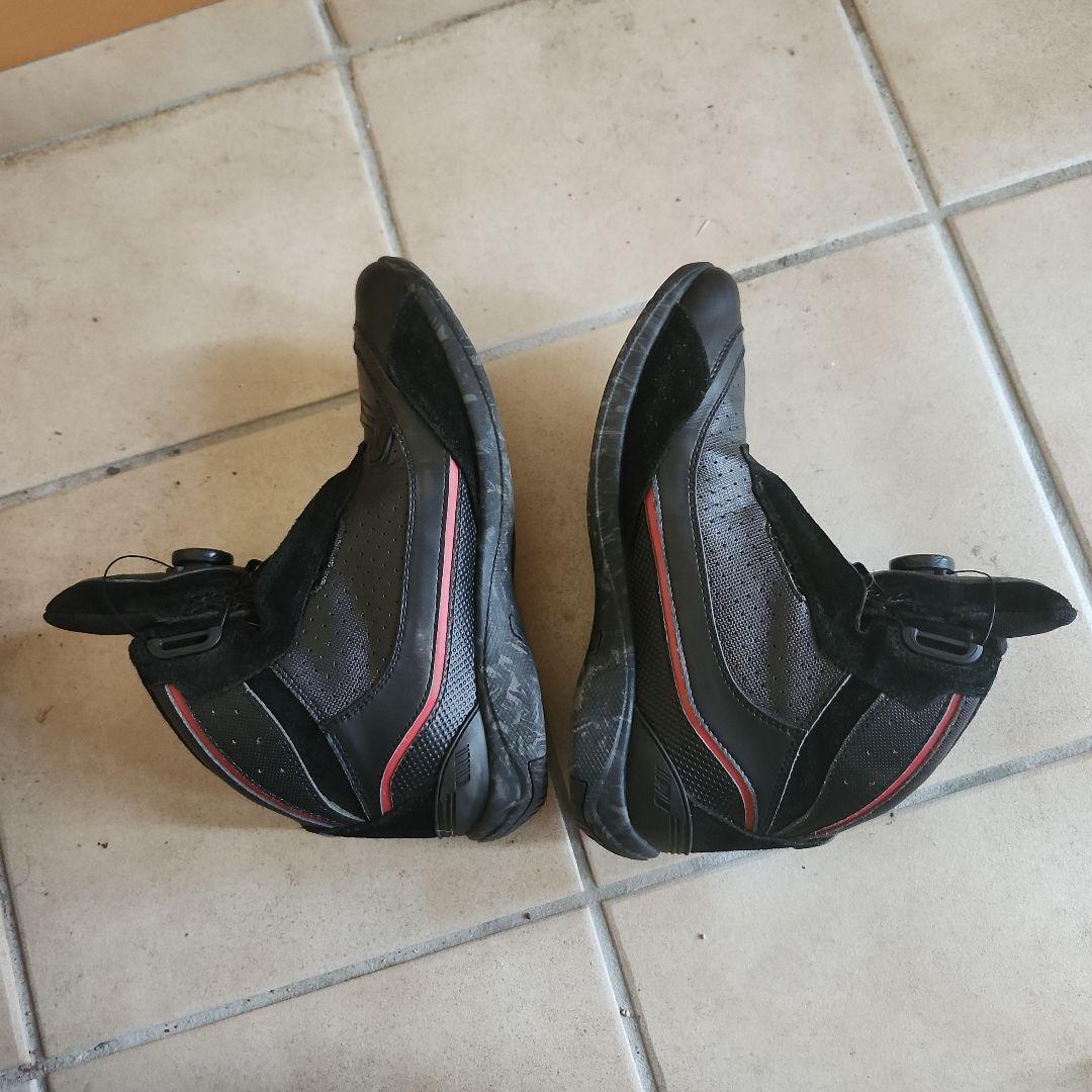 バイク用靴 ブラック 26.0 cm BOAシステム K-4566