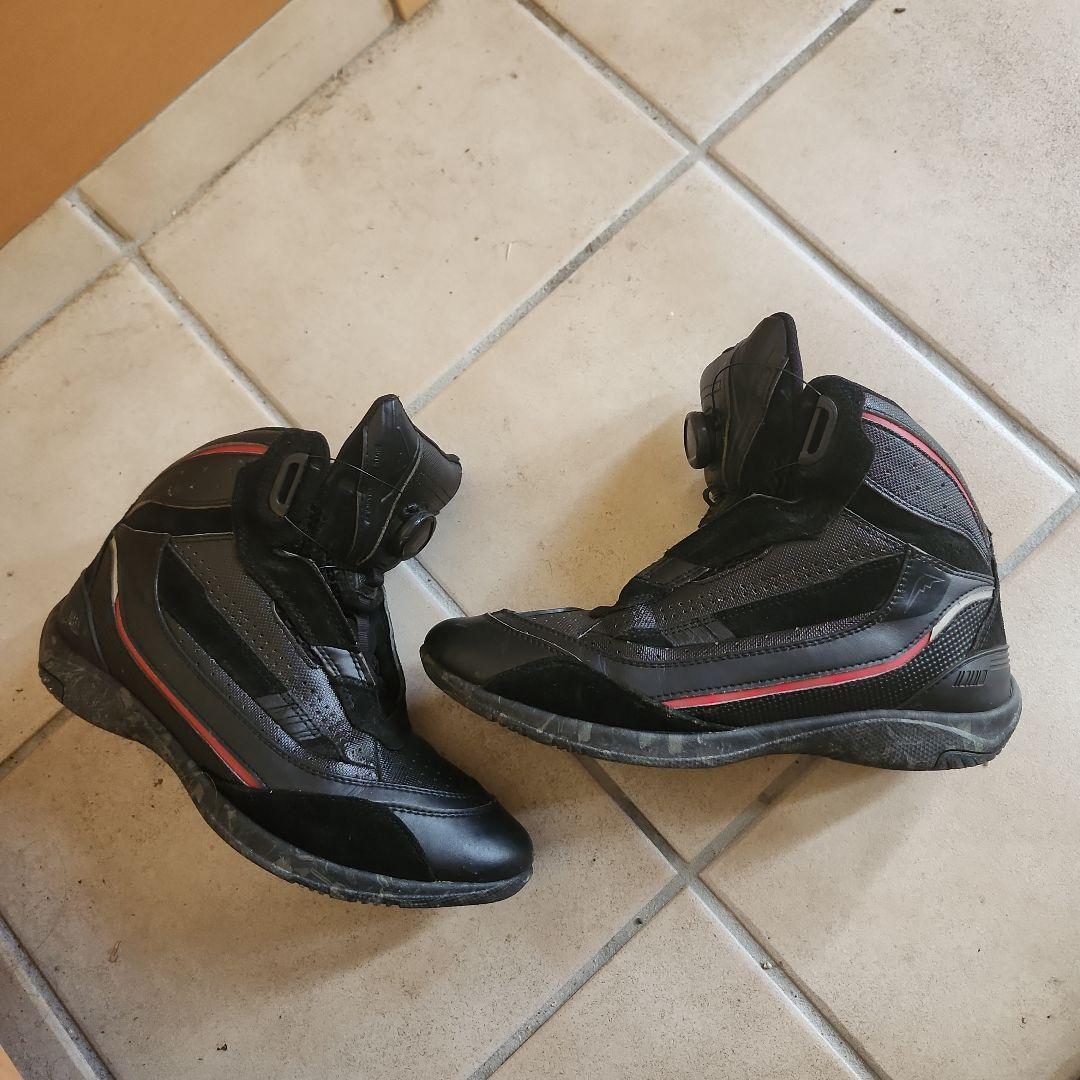 バイク用靴 ブラック 26.0 cm BOAシステム K-4566