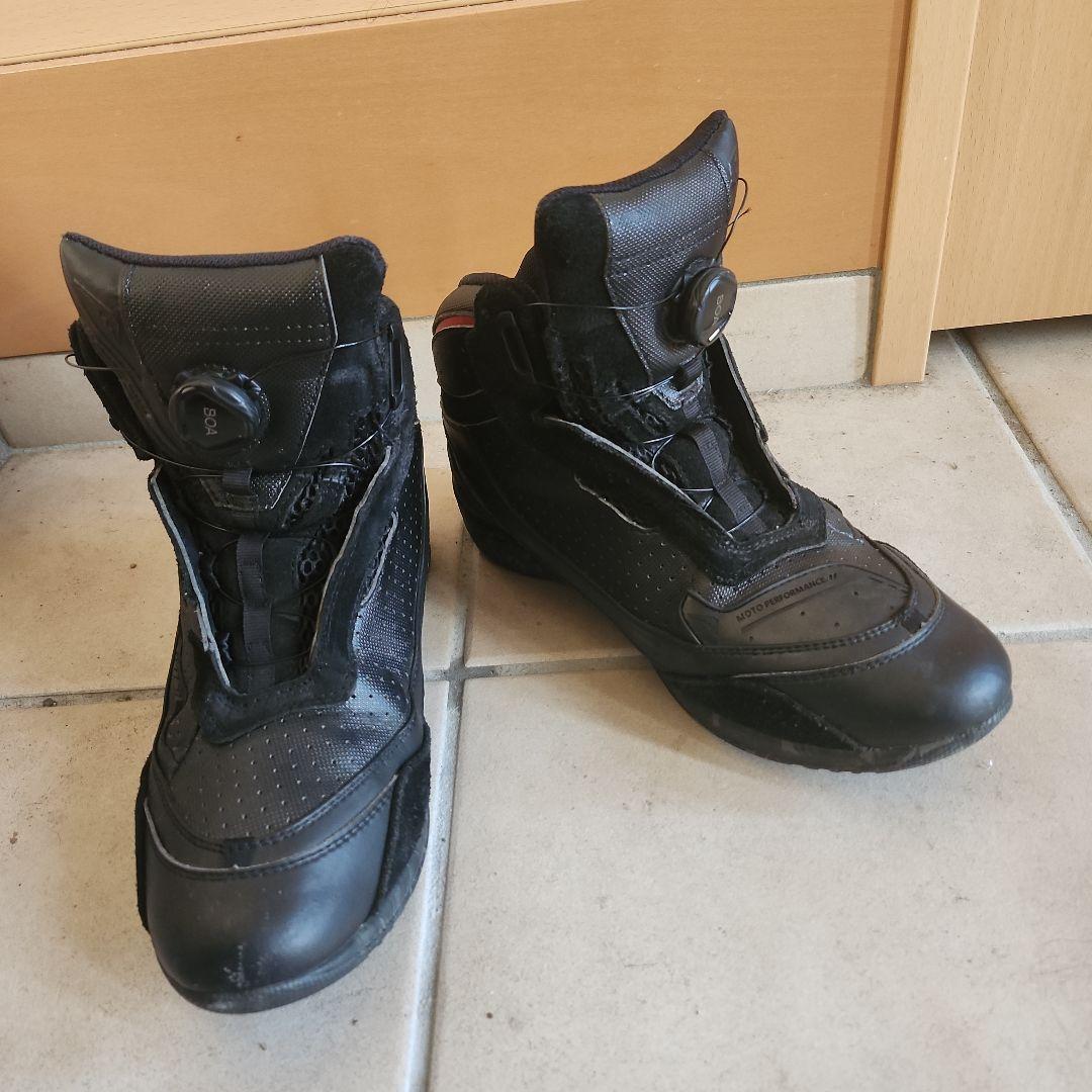 バイク用靴 ブラック 26.0 cm BOAシステム K-4566