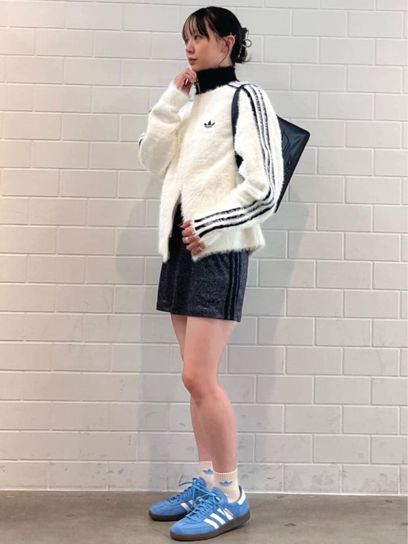 adidas アディダス フェイクモヘヤ トラックジャケット ホワイト S