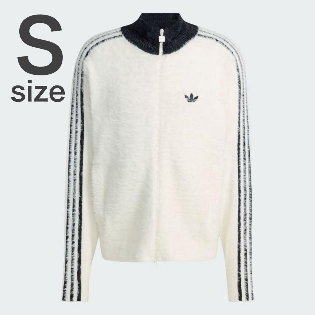 adidas アディダス フェイクモヘヤ トラックジャケット ホワイト S